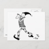 De Pied Piper van Hamelin Briefkaart (Voorkant / Achterkant)