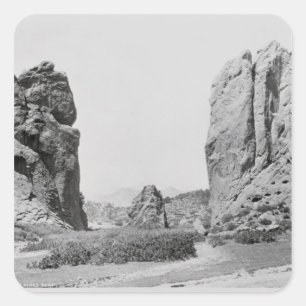 De piek van de Gateway en van Pike Vierkante Sticker