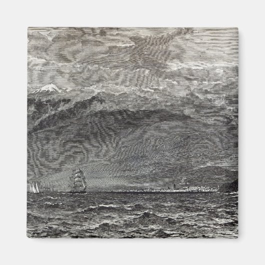 De piek van Teneriffe, Sante Cruz Magneet (Voorkant)