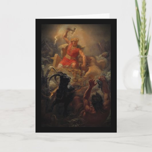 De piek vecht de Reuzen Kaart (Voorkant)