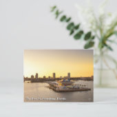 De pier briefkaart (Staand voorkant)