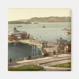 De Pier, met Drake's Island, Plymouth, Engeland Magneet
