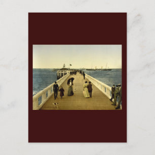 De pier Ostend België Briefkaart