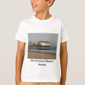 De pier van de oude Orchard Beach T-shirt