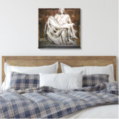 De Pieta Canvas druk (Insitu (Slaapkamer))