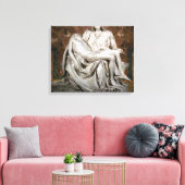 De Pieta Canvas druk Afdruk (Insitu (Woonkamer))