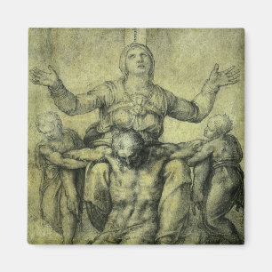 De Pietà van Michelangelo voor Vittoria Colonna Magneet