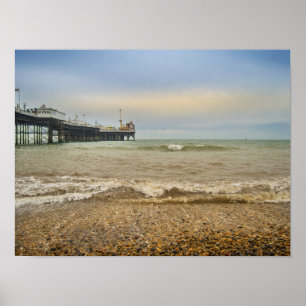 De pijler van Brighton Poster
