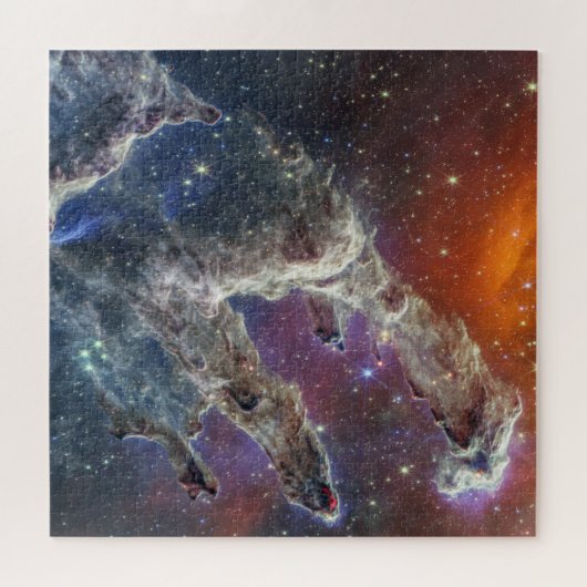 De pijlers van de schepping | MIRI & NIRCam | JWST Legpuzzel (Horizontaal)