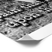 De pijn van de luiheid poster (Hoek)