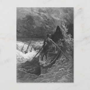 De piloot wijst briefkaart