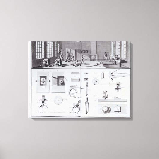 De Pin Factory, bord 2 van Volume IV Canvas Afdruk (Voorkant)