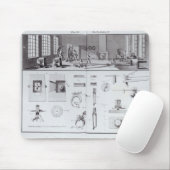 De Pin Factory, bord 2 van Volume IV Muismat (Met muis)