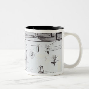 De Pin Factory, bord 2 van Volume IV Tweekleurige Koffiemok