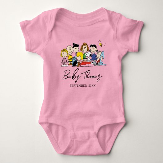 De pinda's | Aankondiging van Baby Romper (Voorkant)