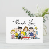 De pinda's | BABY SHOWER Bedankkaart (Staand voorkant)