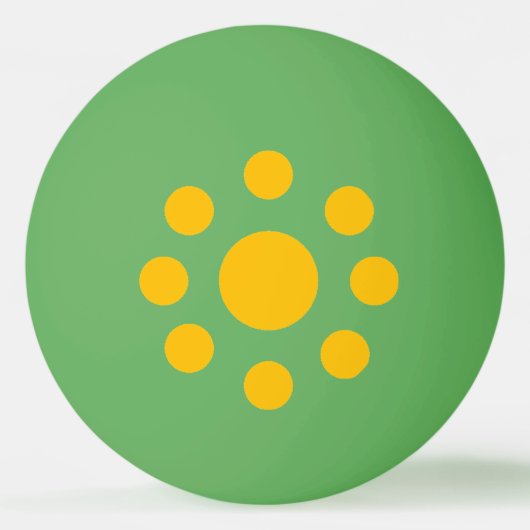 De Ping Pong Balle ping-pong vert/jaune New Design BRASIL (Devant)
