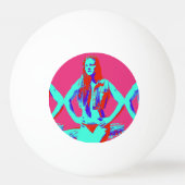 De Ping Pong bikini rousse fille ping-pong balle (Dos)