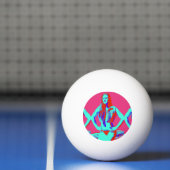 De Ping Pong bikini rousse fille ping-pong balle (Filet)