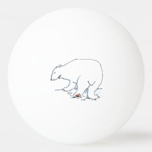 De Ping Pong Polar Bear 1 étoile ping-pong balle