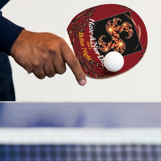 De Ping Pong Tourbillon Rouge : Puissance Dynamique & Raquette (Insitu)
