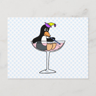 De Pinguïn van de partij Briefkaart