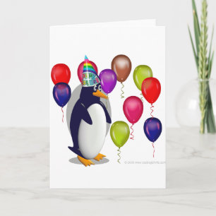 De Pinguïn van de verjaardag Kaart