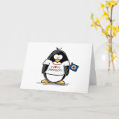 De pinguïn van Minnesota Kaart (Gele Bloem)