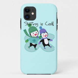 De pinguïnen die is Koel schaatsen iPhone 11 Hoesje