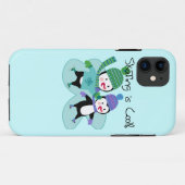 De pinguïnen die is Koel schaatsen Case-Mate iPhone Case (Achterkant (horizontaal))