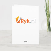 De pinguïnen van Kerstmis Feestdagen Kaart (Achterkant)