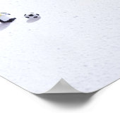 De pinguïns die voetbal spelen poster (Hoek)