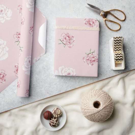 DE PINK ROSE GARDEN CADEAUPAPIER (Crafts)