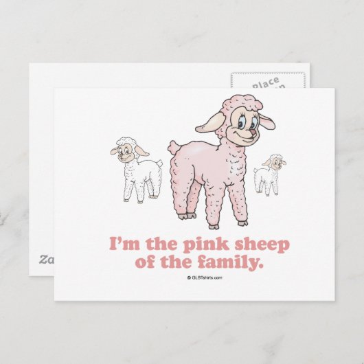 DE PINKBEELDING BRIEFKAART (Voorkant / Achterkant)