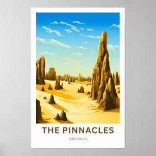De Pinnacles Australia Reisprint Poster