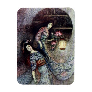 “De Pioenlantaarn” door Warwick Goble Magneet
