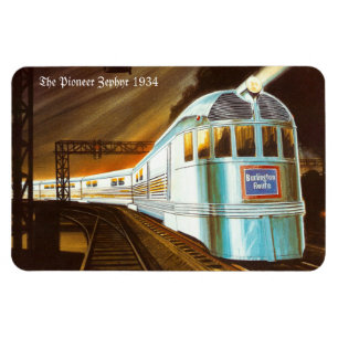 De Pioneer Zephyr 1934 Premium Flexi Magnet Magneet