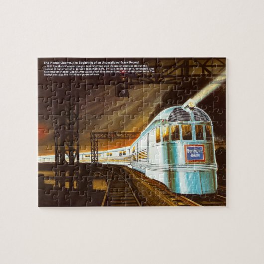 De Pioneer Zephyr 1934 Puzzle Legpuzzel (Horizontaal)