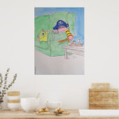 De piraat. poster (Keuken)