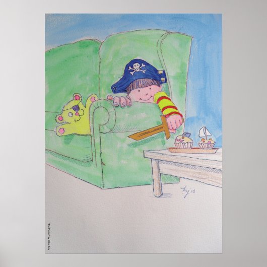 De piraat. poster (Voorkant)