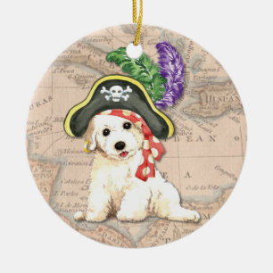 De Piraat van Frise van Bichon Keramisch Ornament