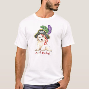 De Piraat van Frise van Bichon T-shirt