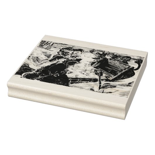 De piraatkatten 	rubberstempel (Stempel)