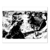 De piraatkatten 	rubberstempel (Afrduk)