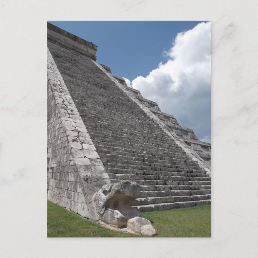 De piramide van Kukulcan 2 Briefkaart (Voorkant)