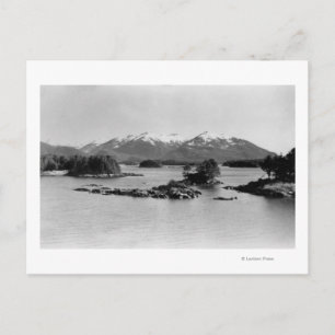 De piramiden op Sitka, Alaska-foto Briefkaart