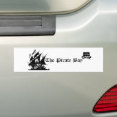 De Pirate Bay-Bumpersticker Bumpersticker (Op auto)