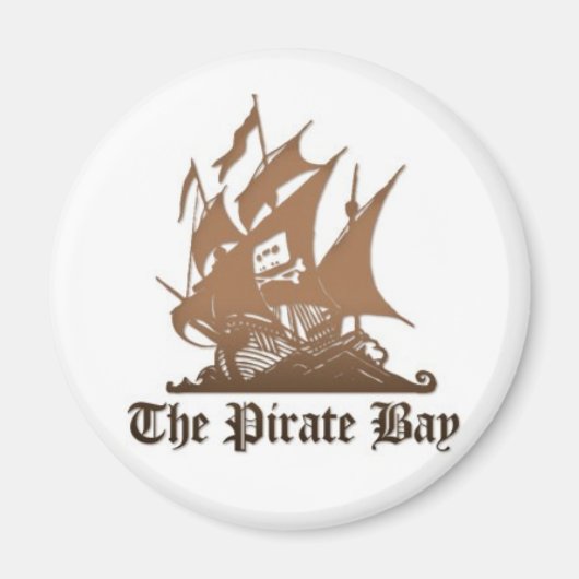 De Pirate Bay Magnet koelkast Magneet (Voorkant)