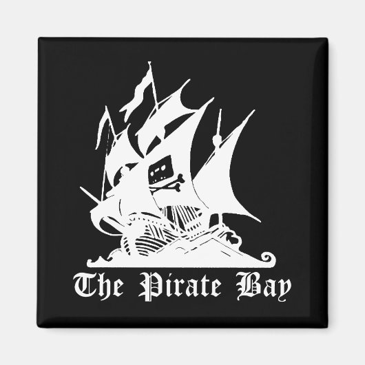 De Pirate Bay Magnet Magneet (Voorkant)