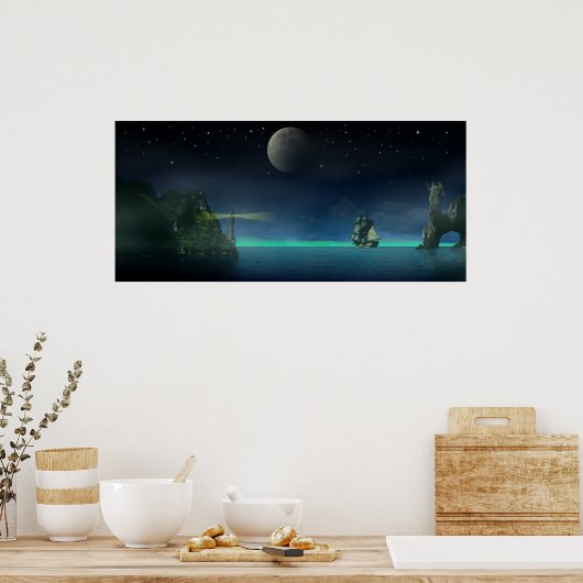 De Pirate Cove Poster (Keuken)